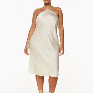 Aritzia - Nightwood Dress - Midi halter dress - Light Birch - Size Small